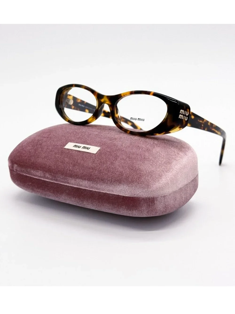 New Miu Miu MU03ZV 14L1O1 Havana Brown Women Eyeglasses VMU 03Z